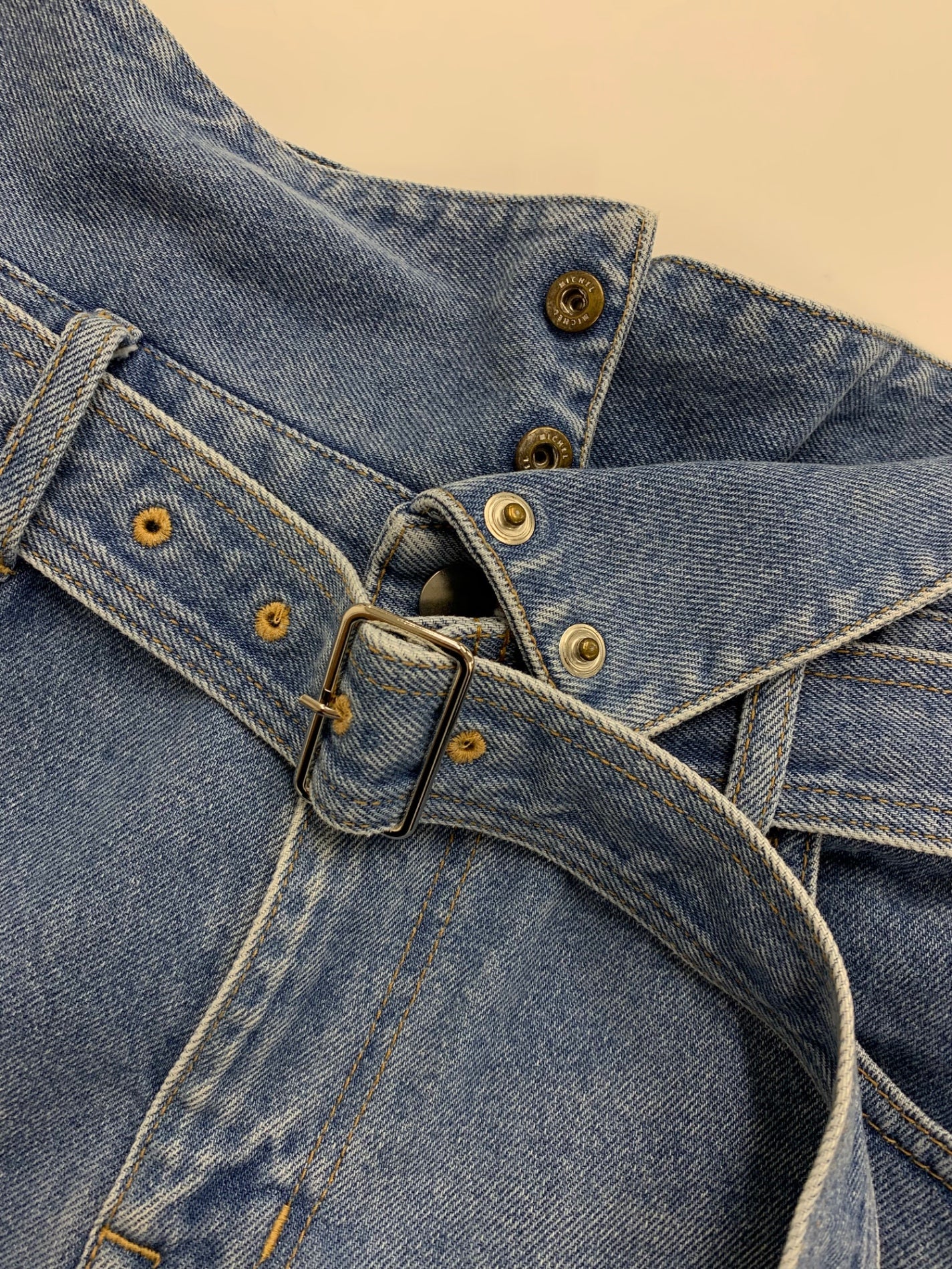 ダイアグラム 03201 11216-00 デニムパンツ 36 ブルー ハイウエスト IT4WPDIVDLN5 【SALE】