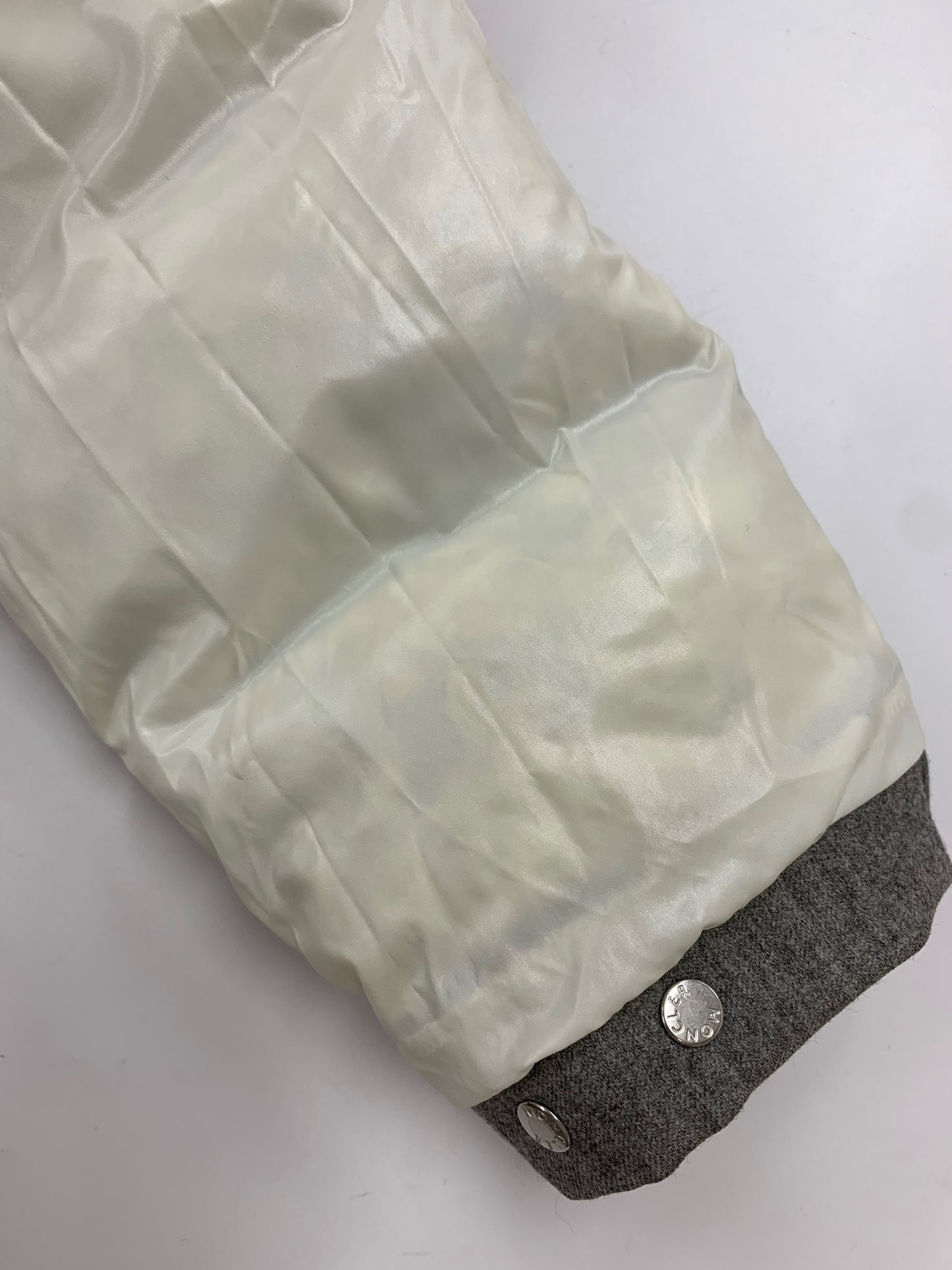 モンクレール MUFLIER GIUBBOTTO MUFLIER JACKET 120934692605 ダウンジャケット 0 グレー フード 2way IT5H2UH2OCO7