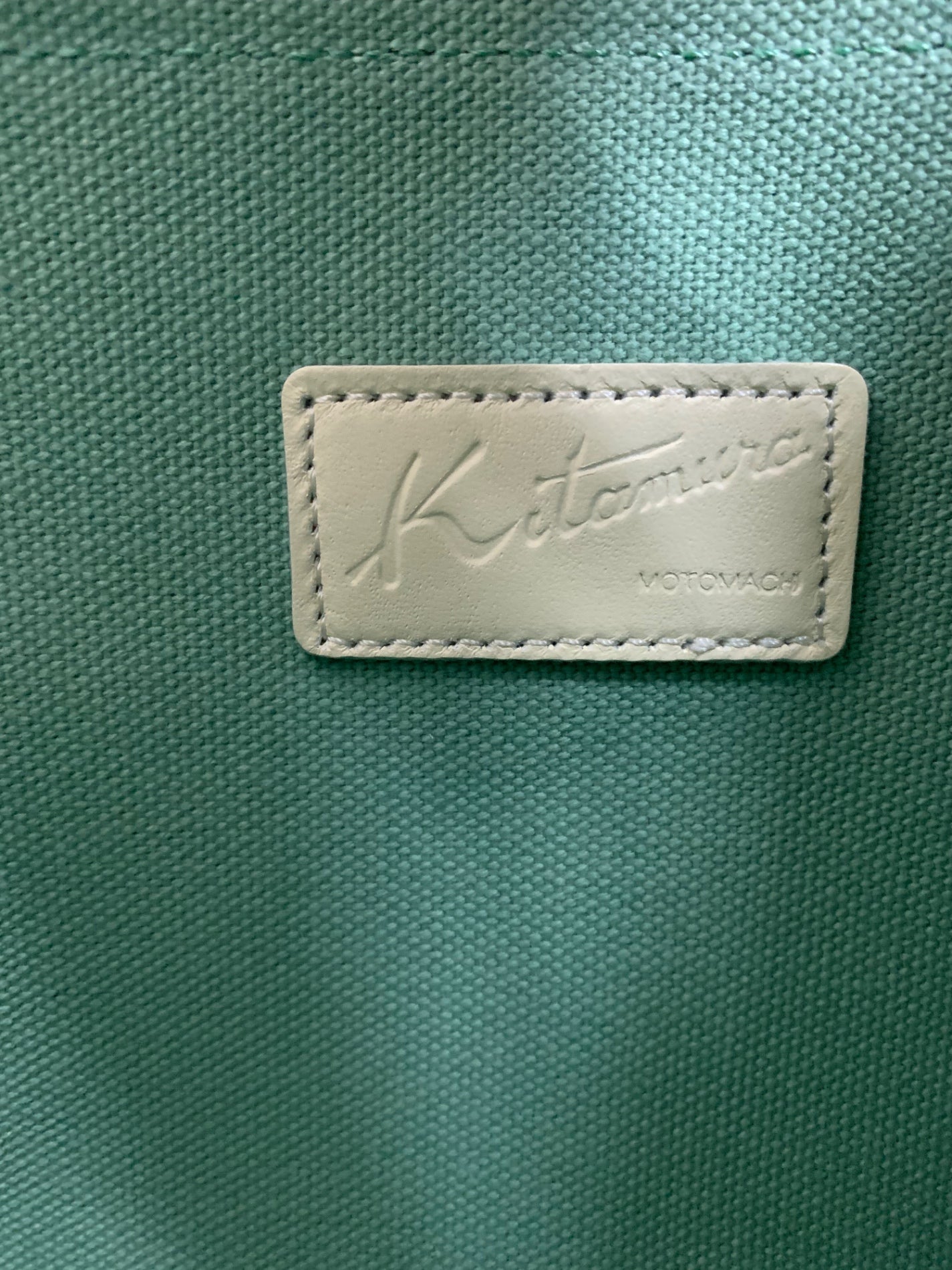 キタムラ トートバッグ R-0747 36911 グリーン K刺繍 IT0HUINRH7N9