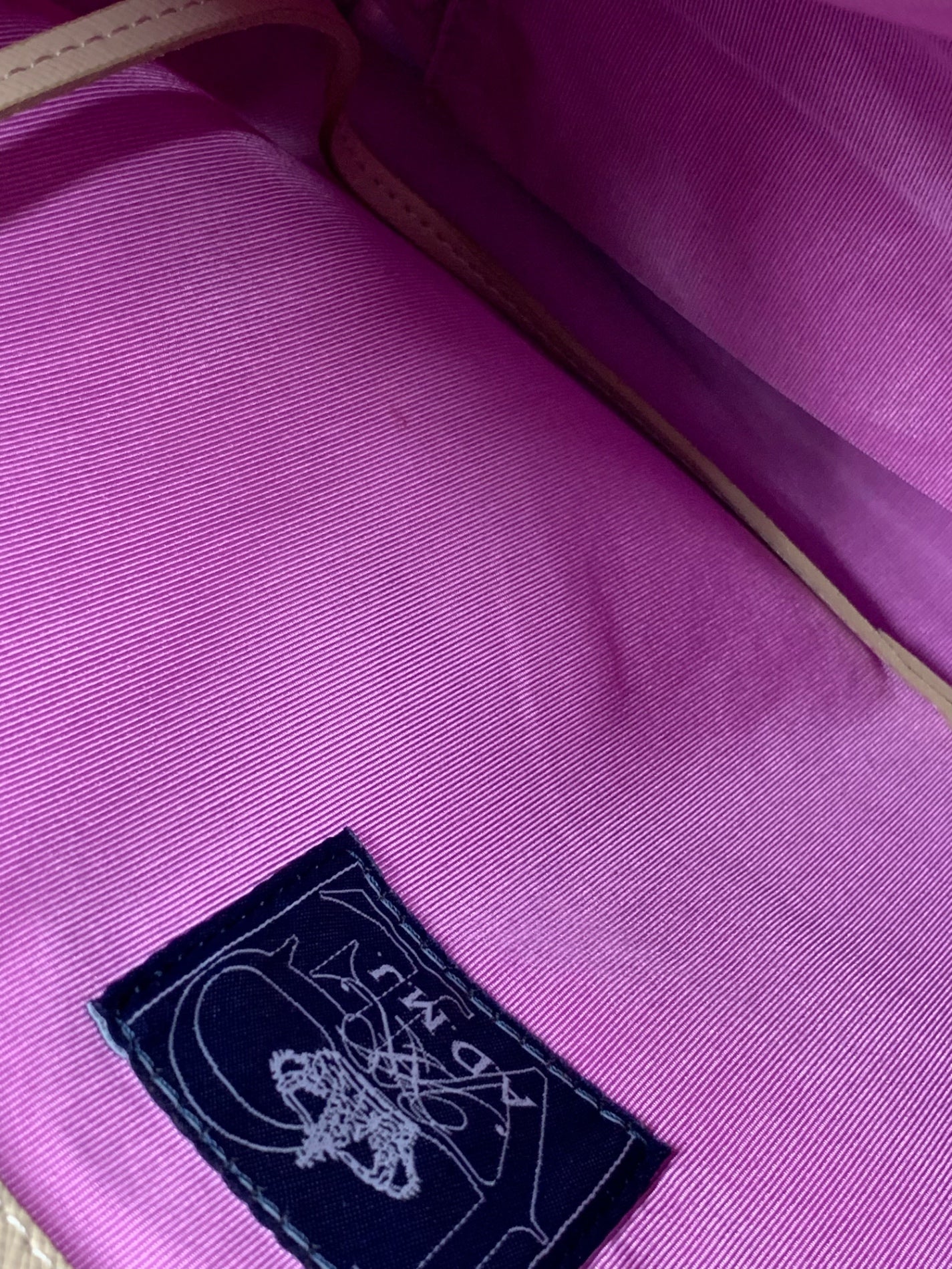 エーディーエムジェイ トートバッグ ベージュ ナイロン レザー レオパード柄 ITKRFZRD9BVE