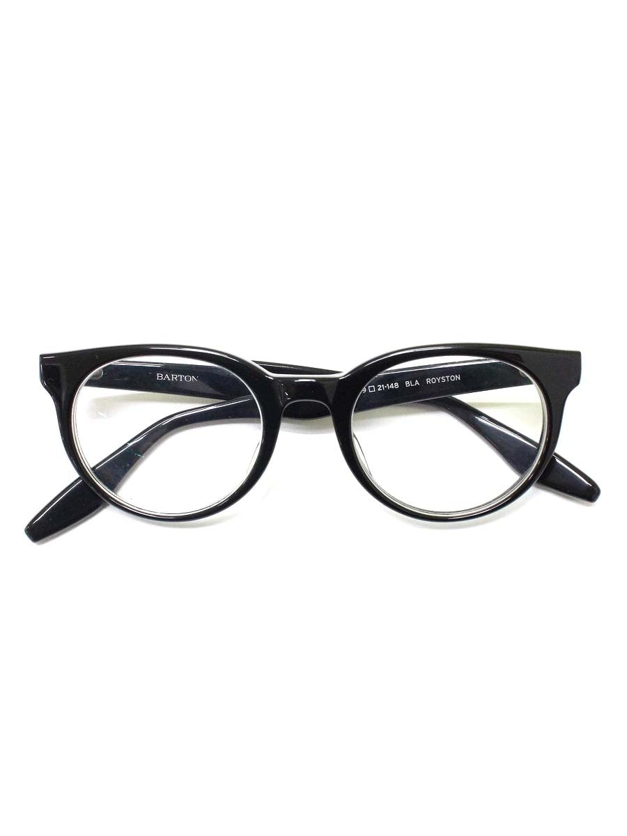 バートンペレイラ ROYSTON メガネ 眼鏡 ブラック セルフレーム  