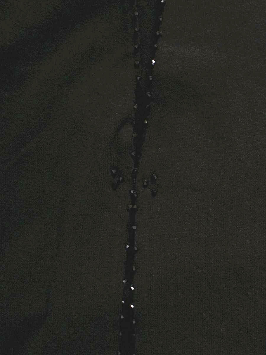 フォクシーブティック 19027 カーディガン 38 ブラック ビーズ ベロア ITEIB5F4G69W