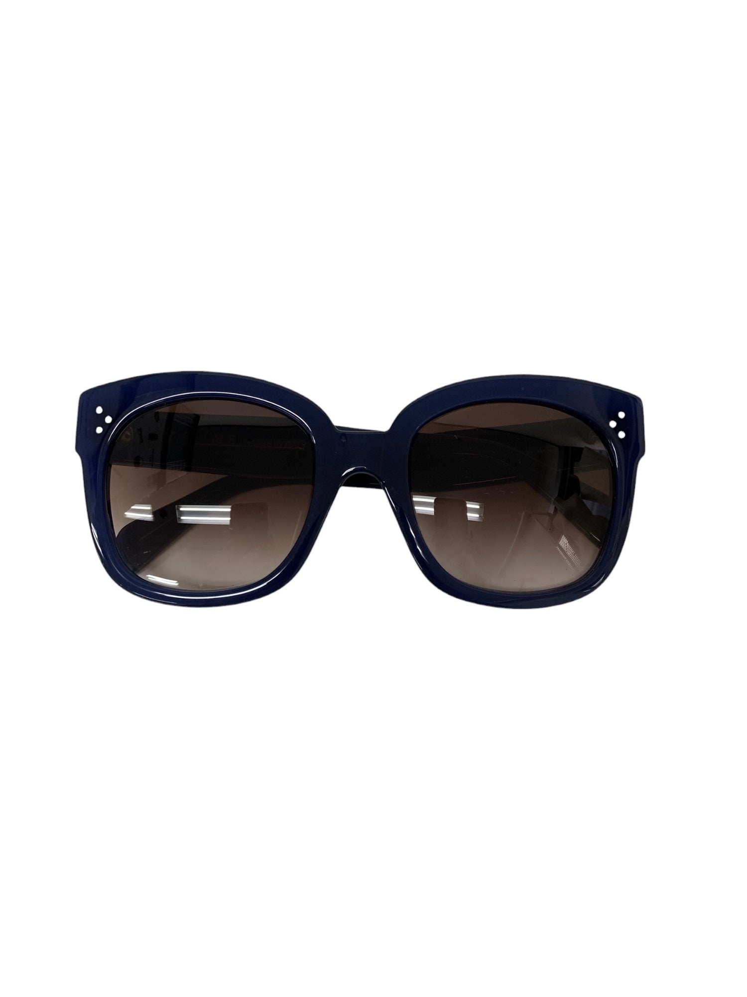 CÉLINE ベッ甲調 サングラス CL41805 セリーヌ CL 41805/S M23S2 サングラス アイウェア ネイビー | 中古