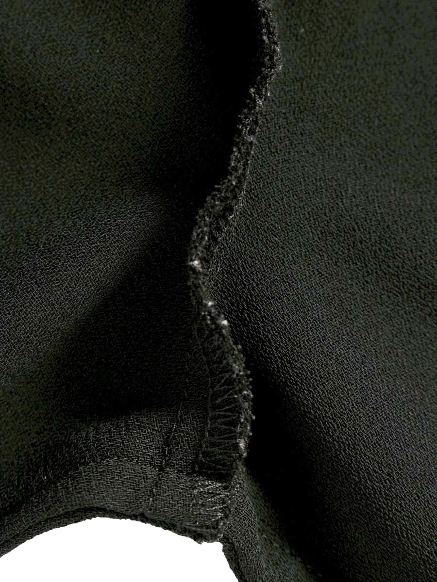 リミフゥ LG-B17-900 ブラウス S ブラック ポリエステル ITDZ7GEZYWES