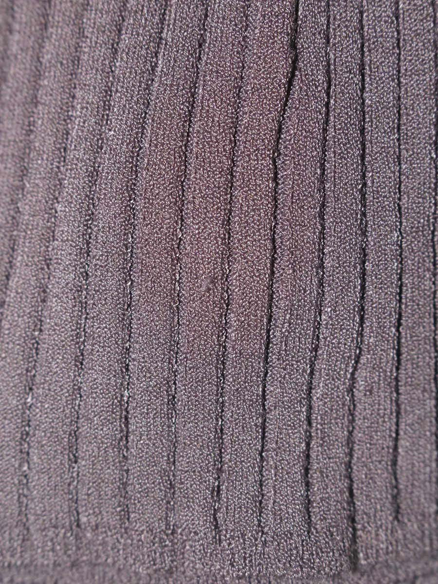 フォクシーブティック 42313 ニット セーター 40 ブラウン Knit Tops ハイネック リブ ITKUIW0XJO8G