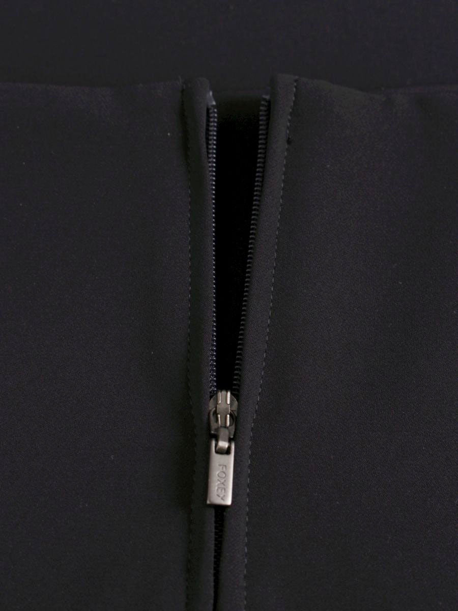 フォクシーニューヨーク Skirt Midi Flare 34105 スカート 40 ネイビー ミディ フレア ITF5AUQQH5N4