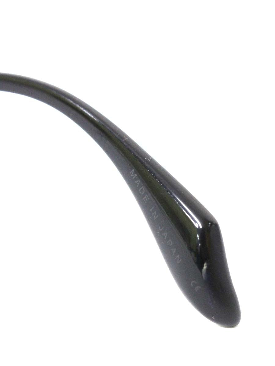 ジャポニスム JN-457 メガネ ブラック/シルバー コンビフレーム ハーフリム スクエア IT825L4FU6DL