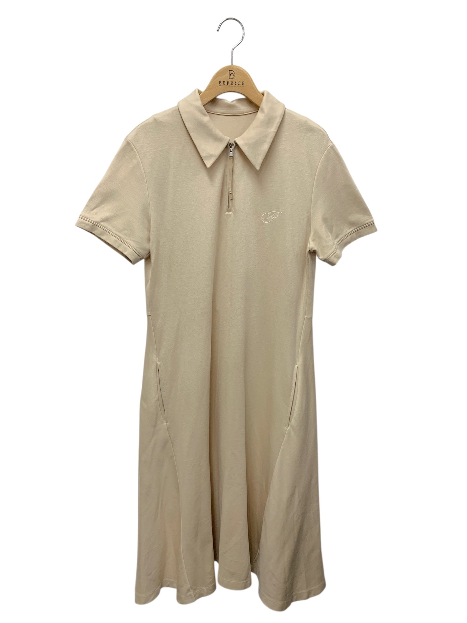 フォクシーニューヨーク Newport Dress 41977 ワンピース 40 ベージュ
