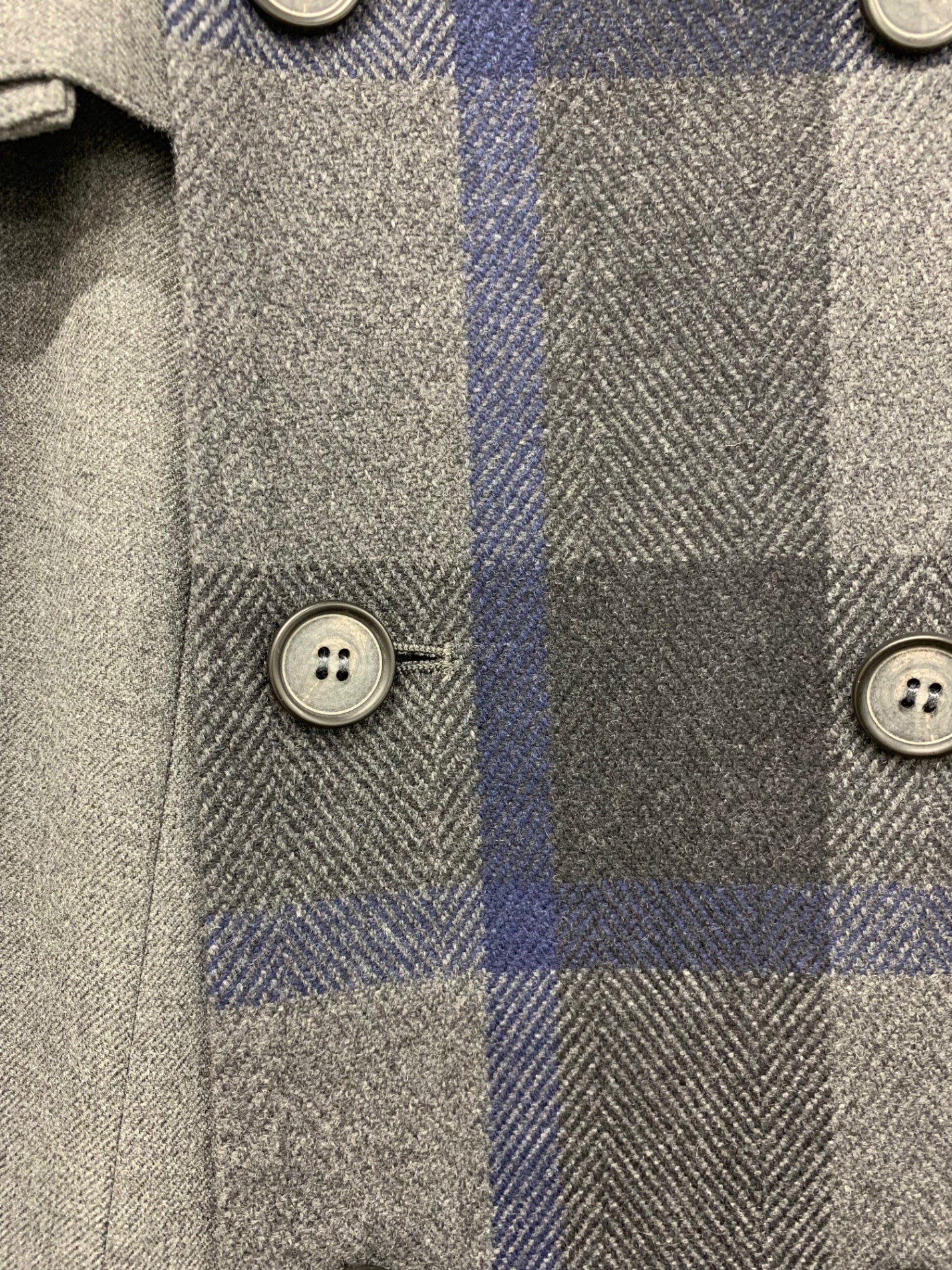 アドーア 531-8220020 ラップスカート 36 グレー チェック柄 ベルト付き ボタン ITW7N2ZNXWE8