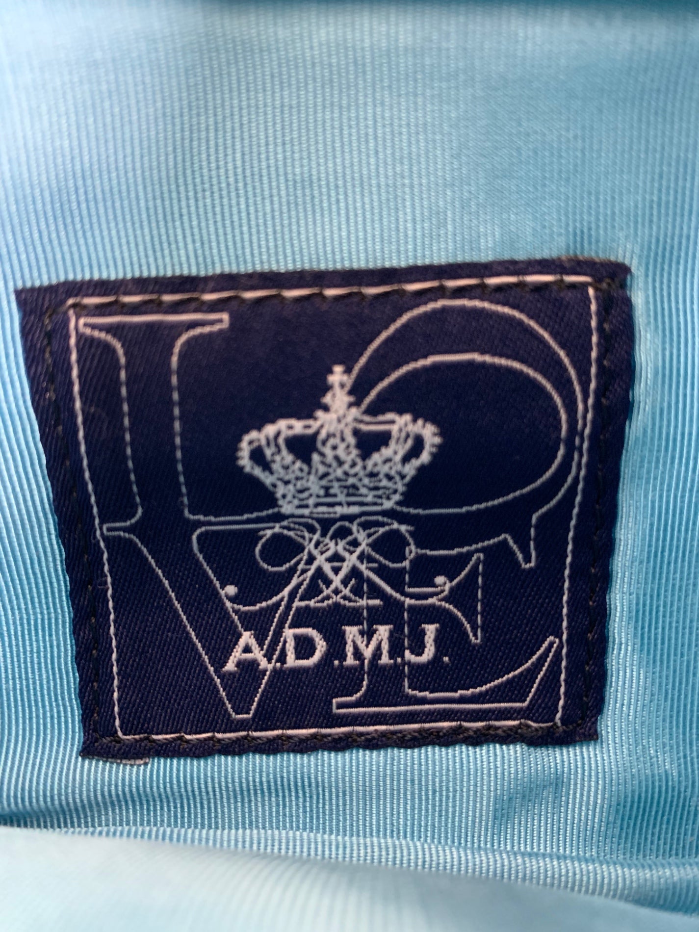 エーディーエムジェイ クラッチバッグ グレー ショルダー 2way レザー スワロフスキー ITM5REURKYK2