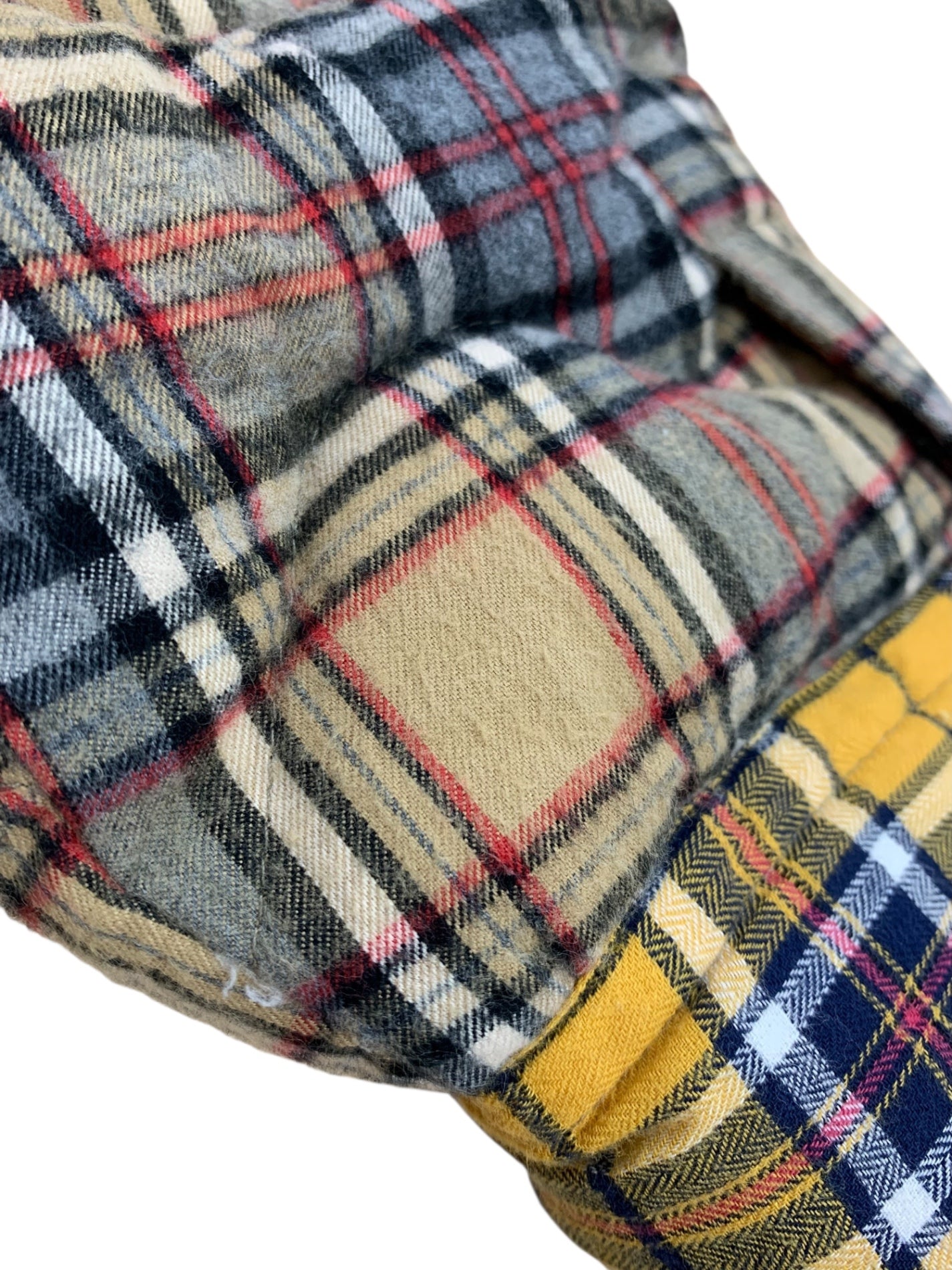 バーバリー 4559823 M マルチカラー コントラストチェック キルティング ダウンジャケット ITJ0TJEX8K76