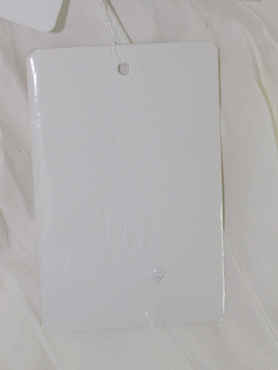 エムズグレイシー 720513 シャツ ブラウス 38 ホワイト フリルブラウス ITIB970TN558