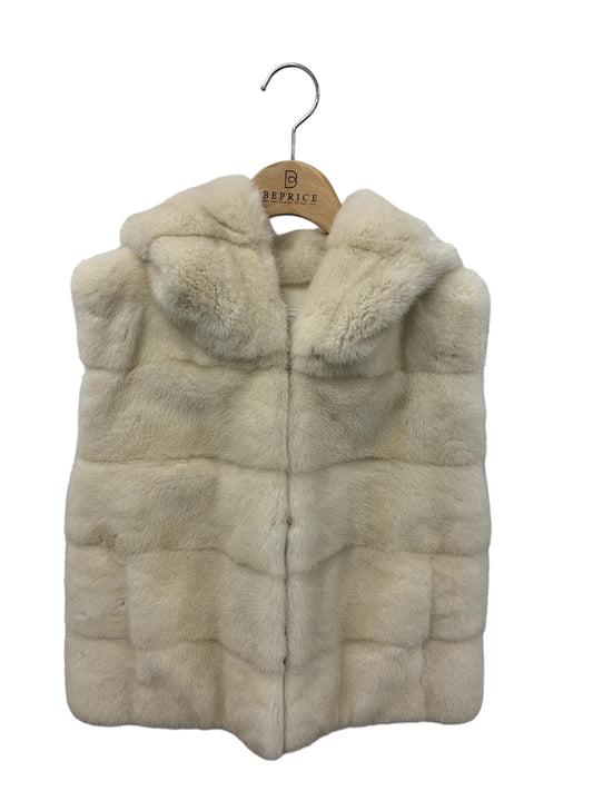 フォクシーブティック Fur vest Gray Pearl 35984 ベスト 38 ホワイト リバーシブル ミンクファー ITC2AXO1OX8M