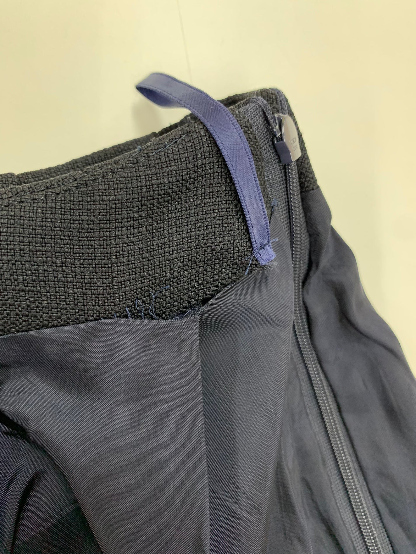 エムズグレイシー セットアップ 38 ネイビー ノーカラー ITANAGREBC50