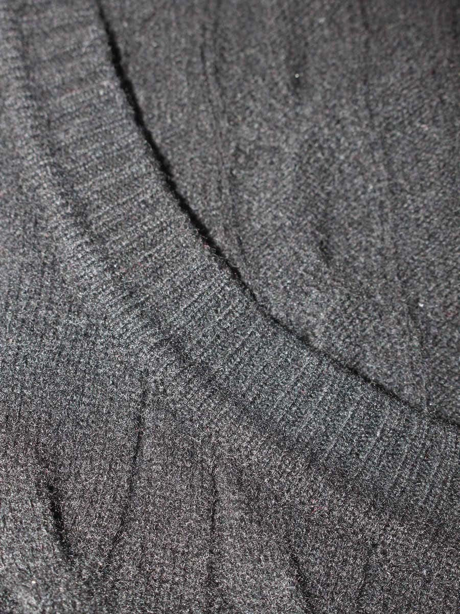 ヴィヴィアンウエストウッドレッドレーベル 16-12-132016 カーディガン M ブラック クルーネック ケーブル ロゴ刺繍 ITX7I2JHPSTQ 【SALE】