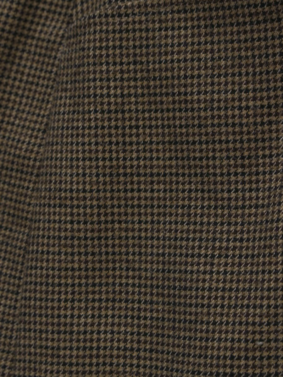 エムズグレイシー 726507 パンツ 38 ブラウン ハンドトゥース リボン ワイド ITB7G52LC593