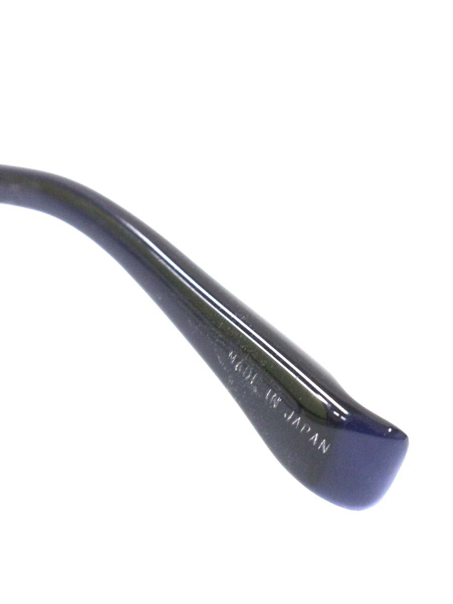 フォーナインズ S-820T メガネ ダークブルーマット スクエア メタルフレーム col.7 ITJFYAJH2HMM