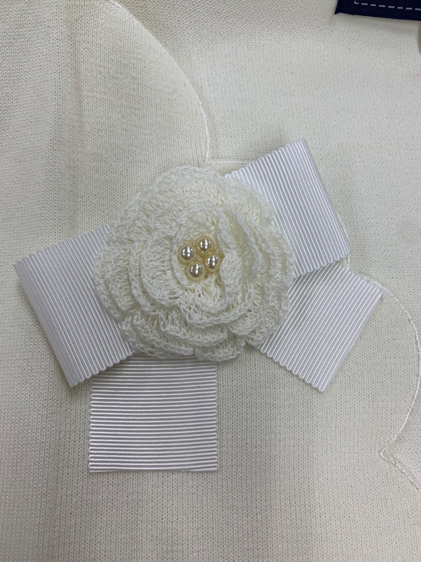 エムズグレイシー スカラップニットボレロ 318505 38 ホワイト IT20G0X1LBK2