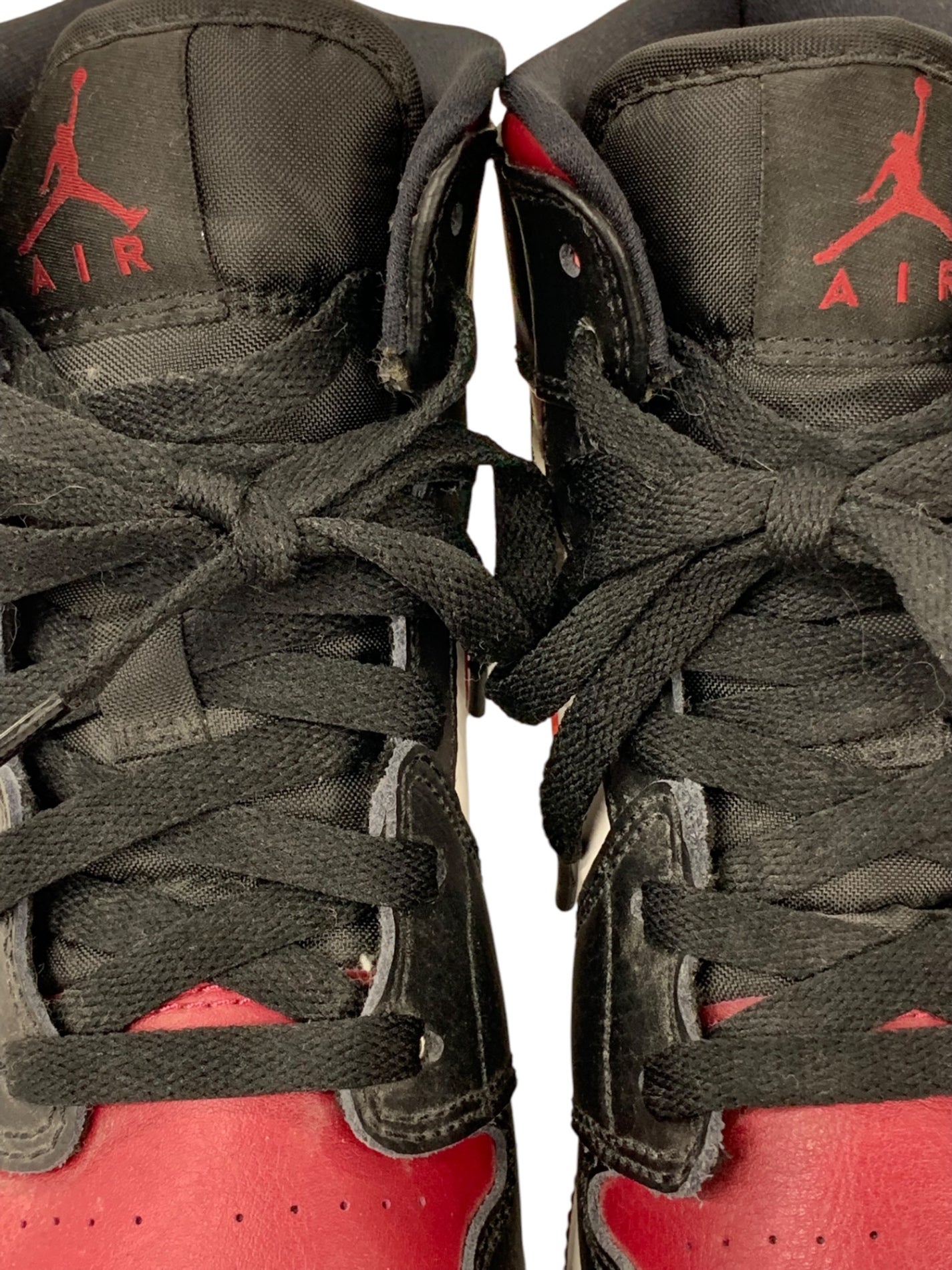 ナイキ AIR JORDAN 1 MID GS エアジョーダン1 554725ー066 スニーカー 24.5 ブラック ITOM6EHWQIZE 【SALE】