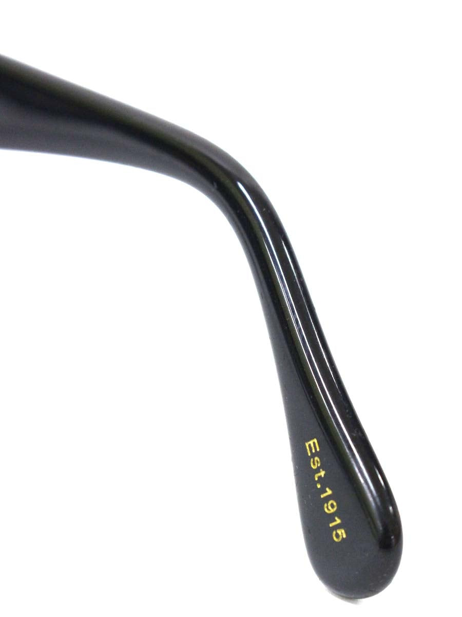 モスコット LEMTOSH メガネ ブラック セルフレーム フルリム ウェリントン ITOKVNKO1Z28