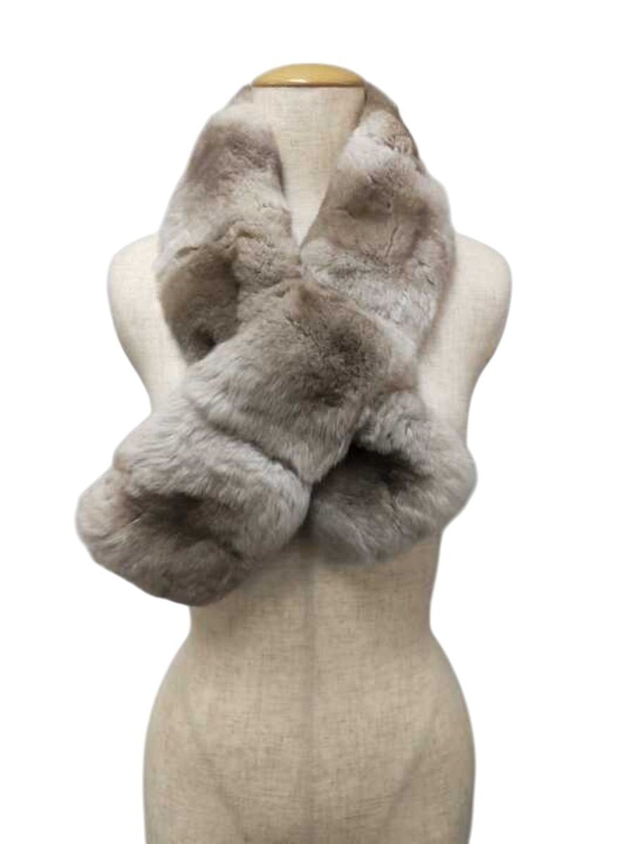 フォクシーブティック 24691 マフラー グレー チンチラファー ストール ITFEJN95EH5S