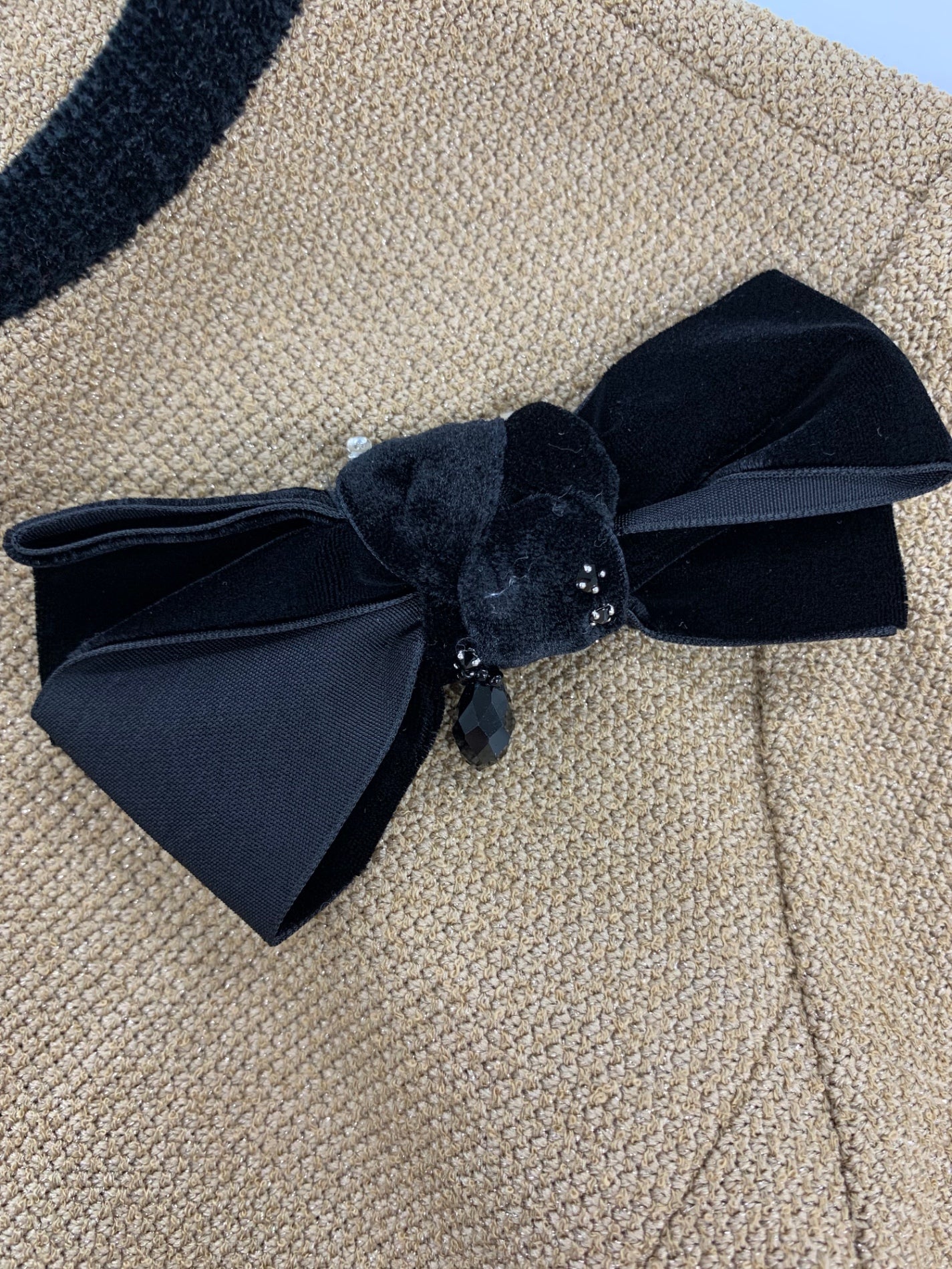 トゥービーシック W5F04-613-50 ジャケット 42 ブラウン バイカラー ラメ ITD1U1V0HKP4