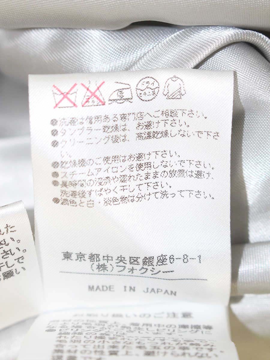 フォクシーニューヨーク collection スカート Windowpane Mohair Collection 34615 40 グレー ウール チェック ITAZUWRAMH2A