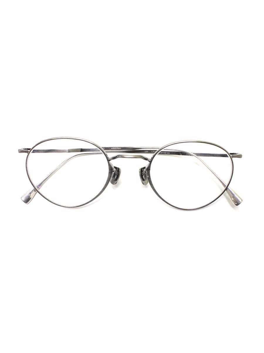 シルバー メタルフレーム 老眼鏡 アイヴァン7285 193 眼鏡 メガネ ガンメタル シルバー チタン メタル