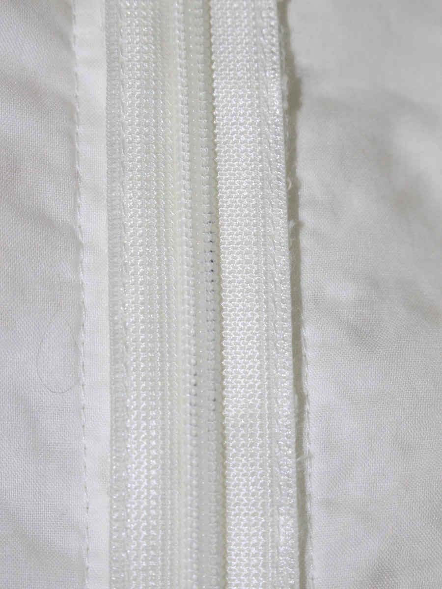 エムズグレイシー 720305 チュニック 38 ホワイト フラワーモチーフ カットワーク バックジップ ITIA966STKQO