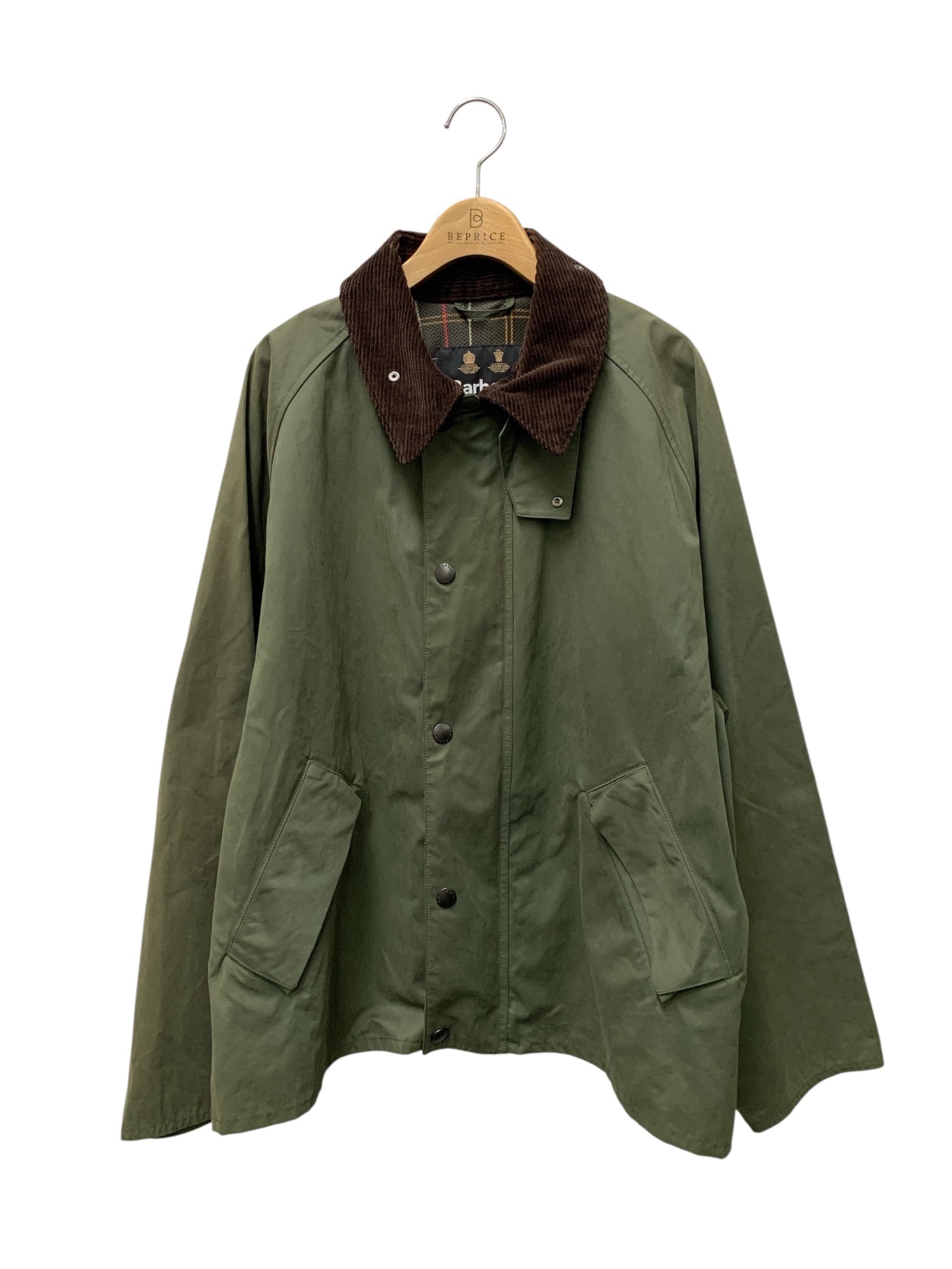 バブアー OS TRANSPORT CASUAL 241MCA0931 ジャケット 40 カーキグリーン ピースチキン素材 ノンワックスモデル ITUH65XBRJEG バブアー OS TRANSPORT CASUAL 241MCA0931 ジャケット 40 カーキ