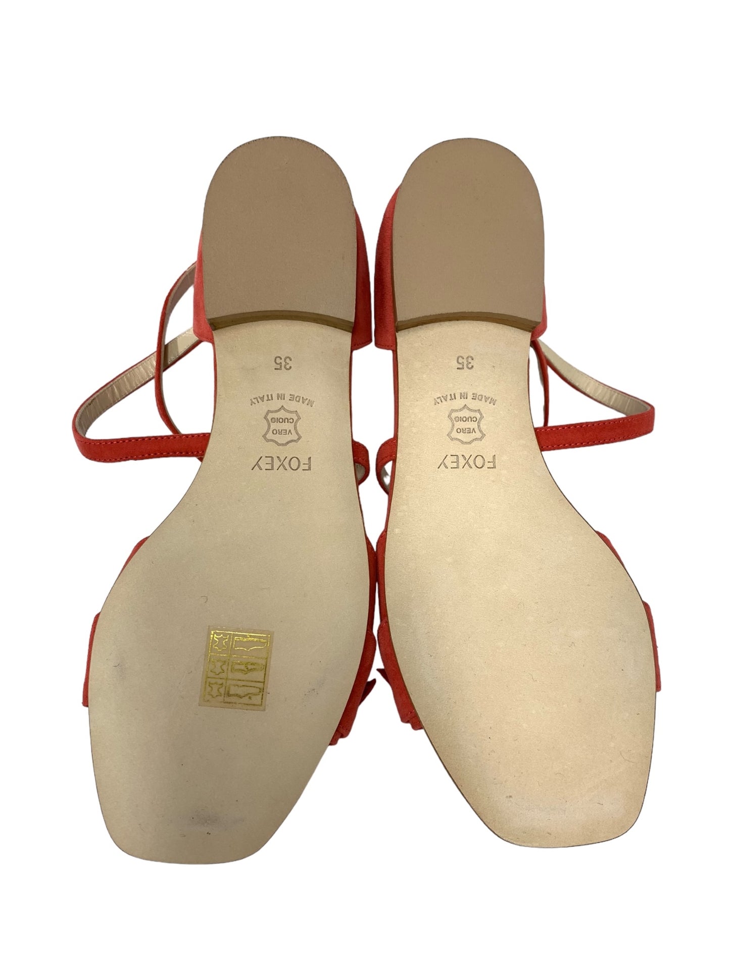 フォクシーブティック サンダル 35 ピンク スエード リボン ITMXLUMZXWAG 【SALE】