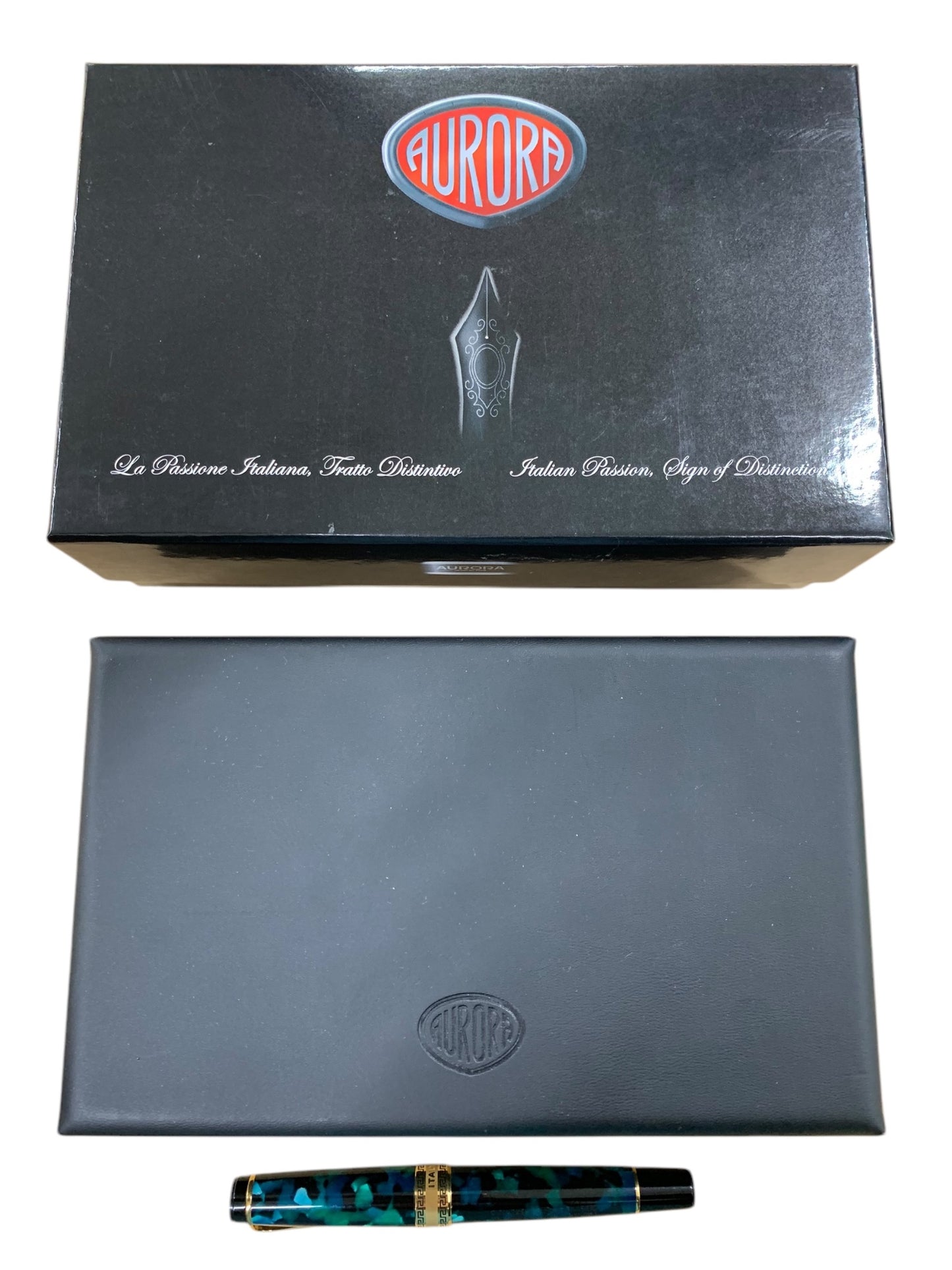 アウロラ オプティマ グリーンGT 万年筆 グリーン 14K ITFHJEFARYGI