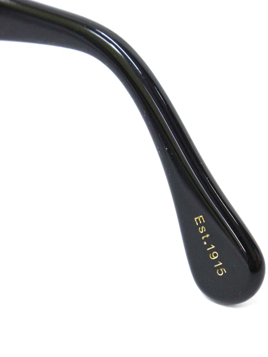 モスコット LEMTOSH メガネ ブラック/クリスタル セルフレーム フルリム ボストン ITDV1H2R5QCG