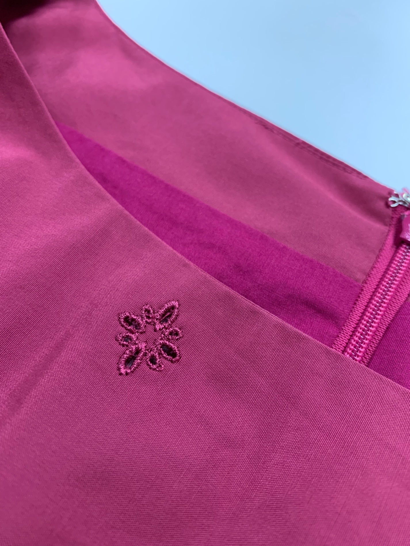 エムズグレイシー 111332 ワンピース 42 パープル ハート 刺繍 レース ITSXCE0687OX