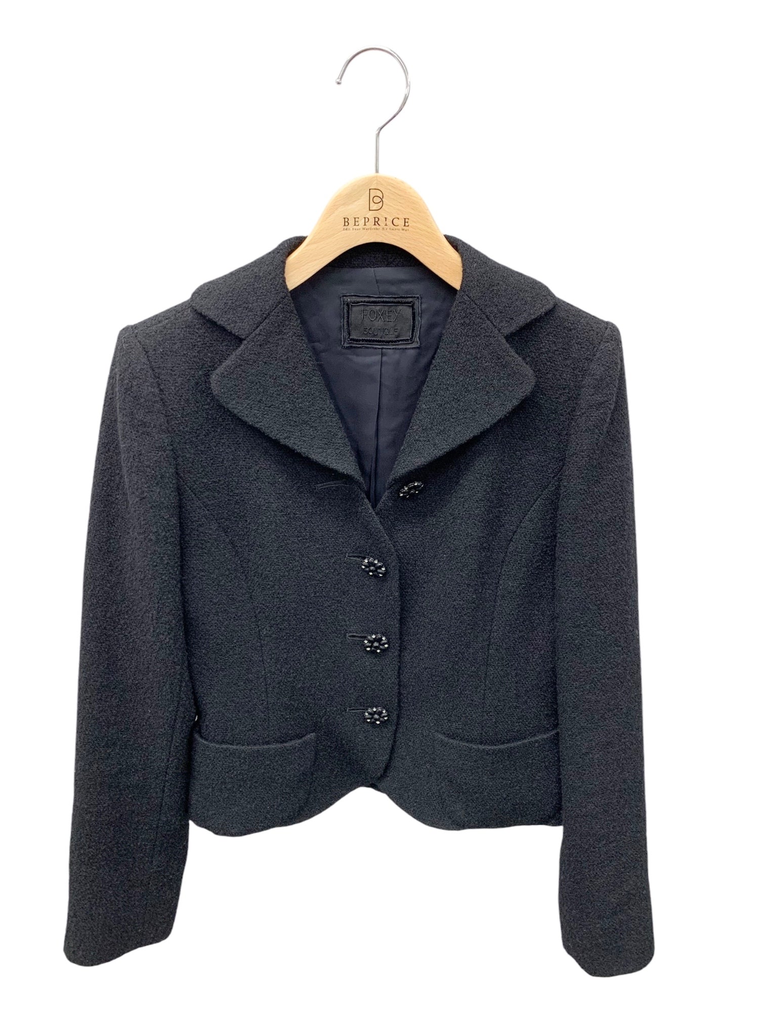 フォクシーブティック　ジュエルボタンコート フォクシーブティックジュエルボタンコート