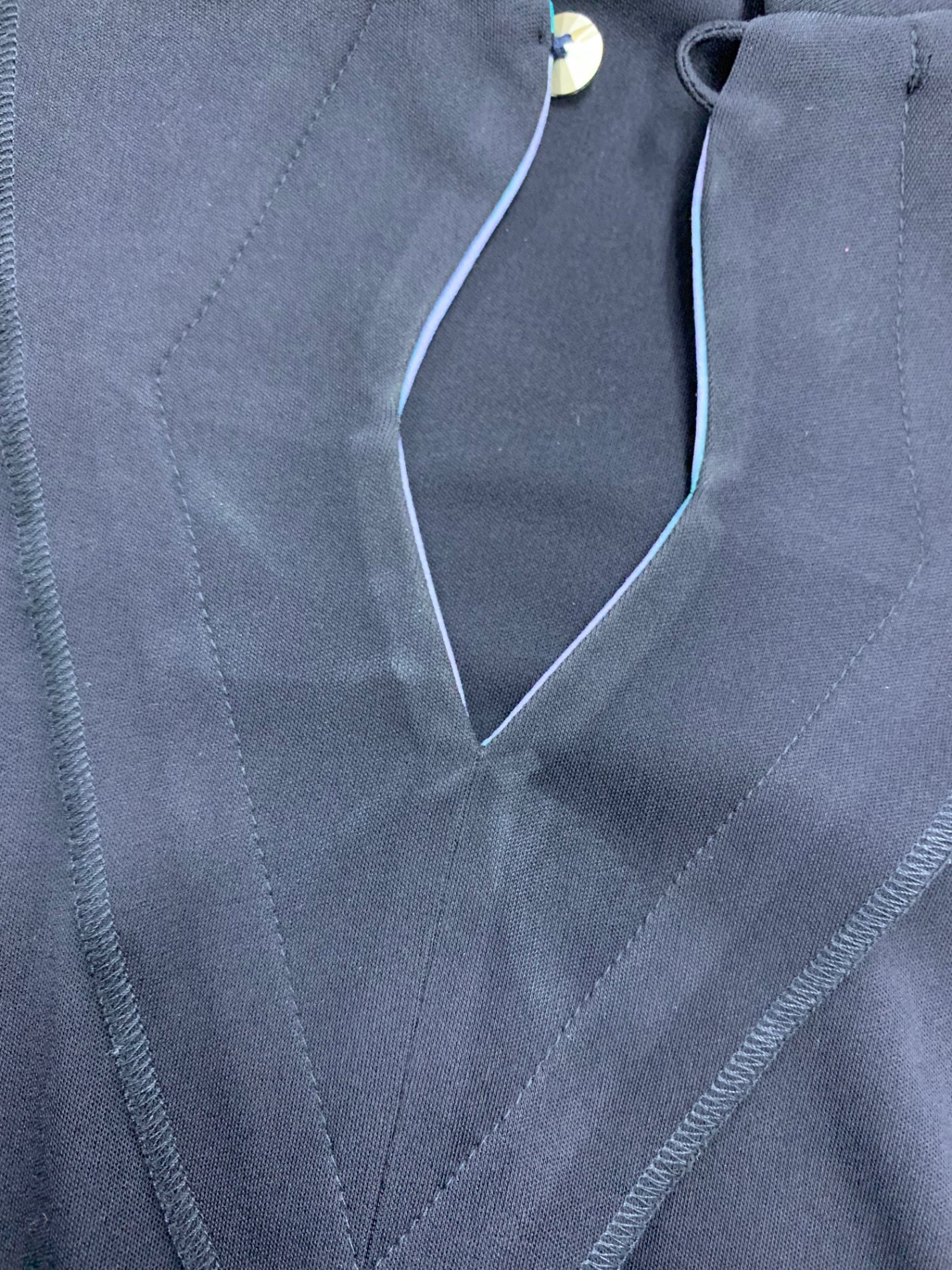 レオナールファッション 0140024 ワンピース 2 ネイビー ストーンボタン ITA43JCH7RUG