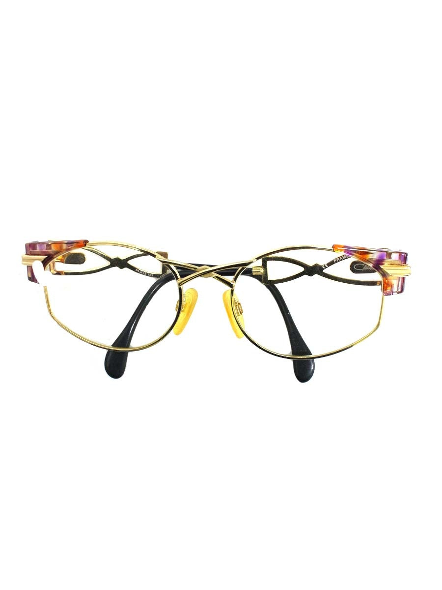 カザール MOD253 メガネ ゴールド メタルフレーム オーバル | 中古