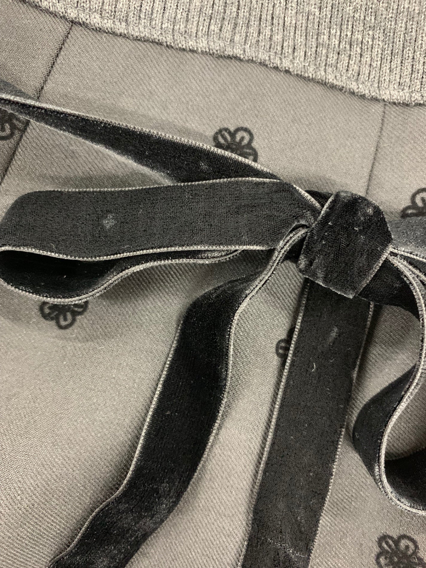 ギャラリービスコンティ 1498561 ニットワンピース 2 グレー フラワー ITC07LD0K54C