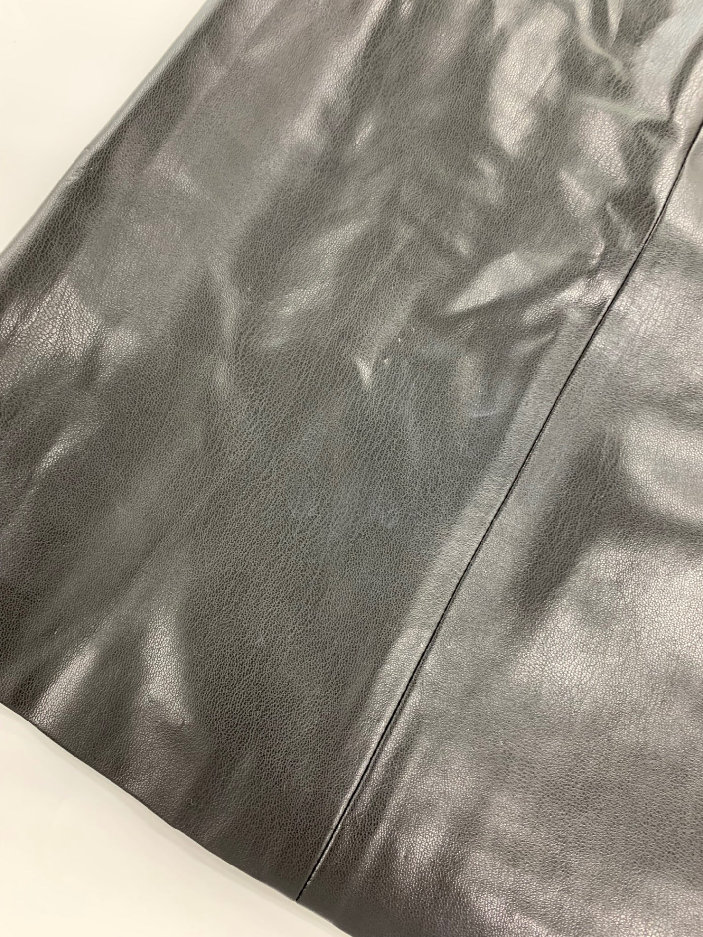 スーパービューティー ワンピース 38 ブラック フェイクレザー リボン レース IT6NETUNT2SY