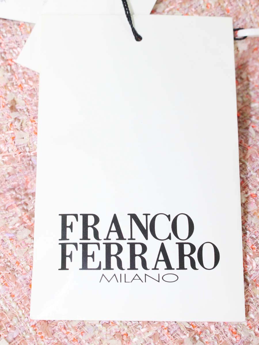 フランコフェラーロ NWHCS-08290 スカート 3 ピンク ツイード ITE71MCZCURK