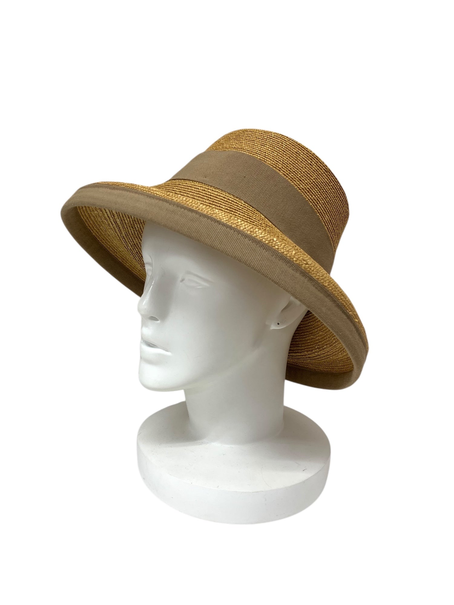 フォクシーブティック ストローハット ベージュ リボン | 中古ブランド