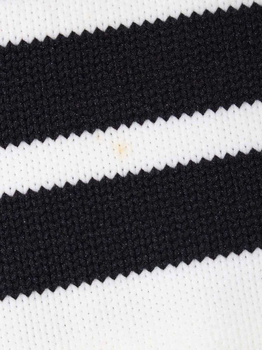 エムズグレイシー Border Dolman Sleeve Knit 018309 ニット 40 ホワイト ボーダー IT8KLCID6E00