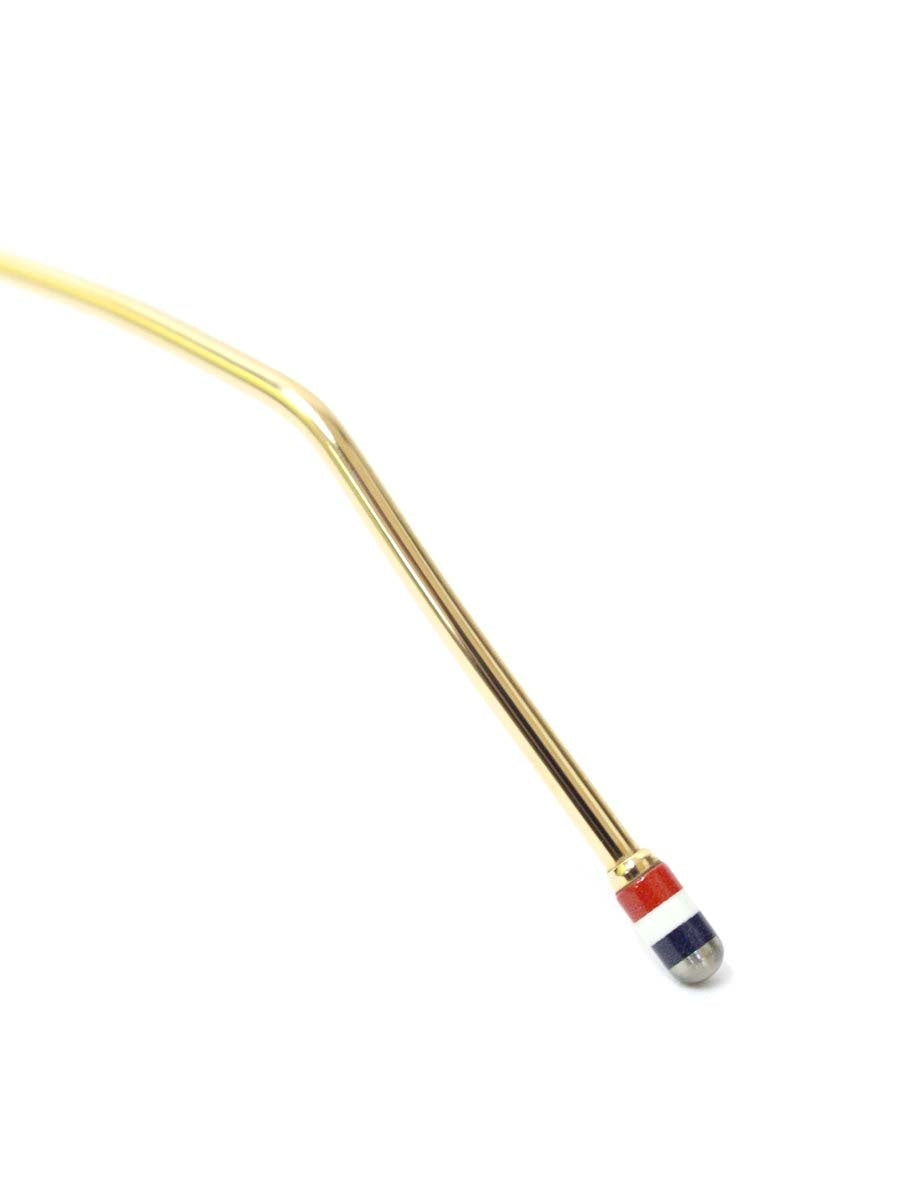 トムブラウン TB-011A-49 メガネ 眼鏡 ブラック フルリム コンビフレーム ウェリントン DITA期 ITTPN2ZDXDP5