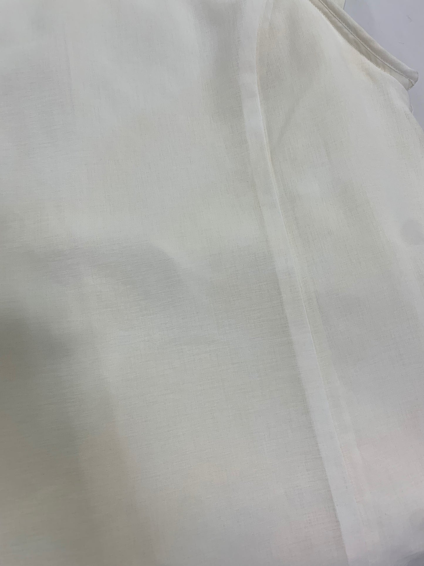 フォクシーブティック Daphne ダフネ 45484 ブラウス 38 ホワイト プリーツ ITQGSTUTQ9K0