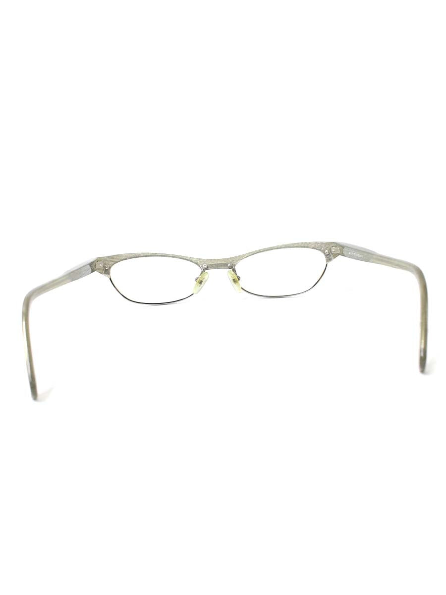 アランミクリ A9914-13 メガネ グレー セルフレーム フルリム オーバル IT31I9NFPQAK