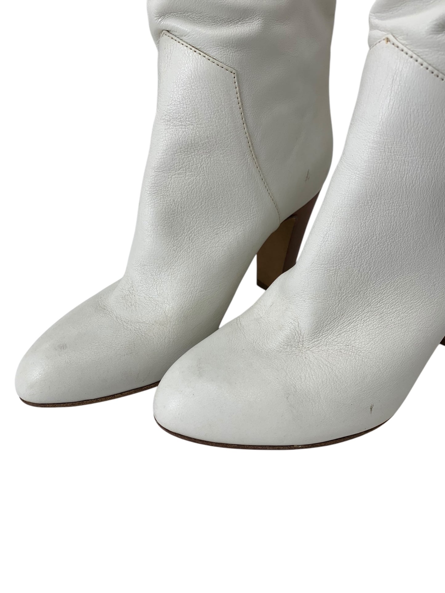 セルジオロッシ ブーツ 35.5 ホワイト レザー ロング ITM401HEI1RG 【SALE】