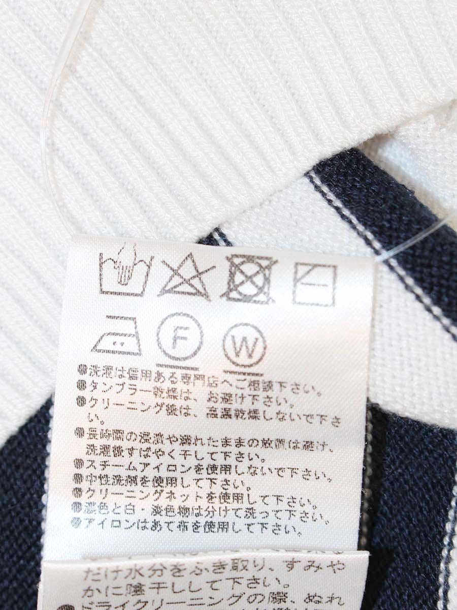 フォクシーニューヨーク Seberg Sweater 41717 ニット 38 ネイビー ボーダー ITL60R7Z33NK