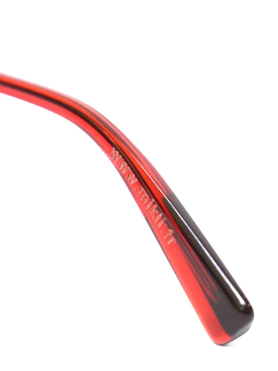 アランミクリ A0362-12 メガネ レッド/ブラック スクエア IT1ULZOR4NDF