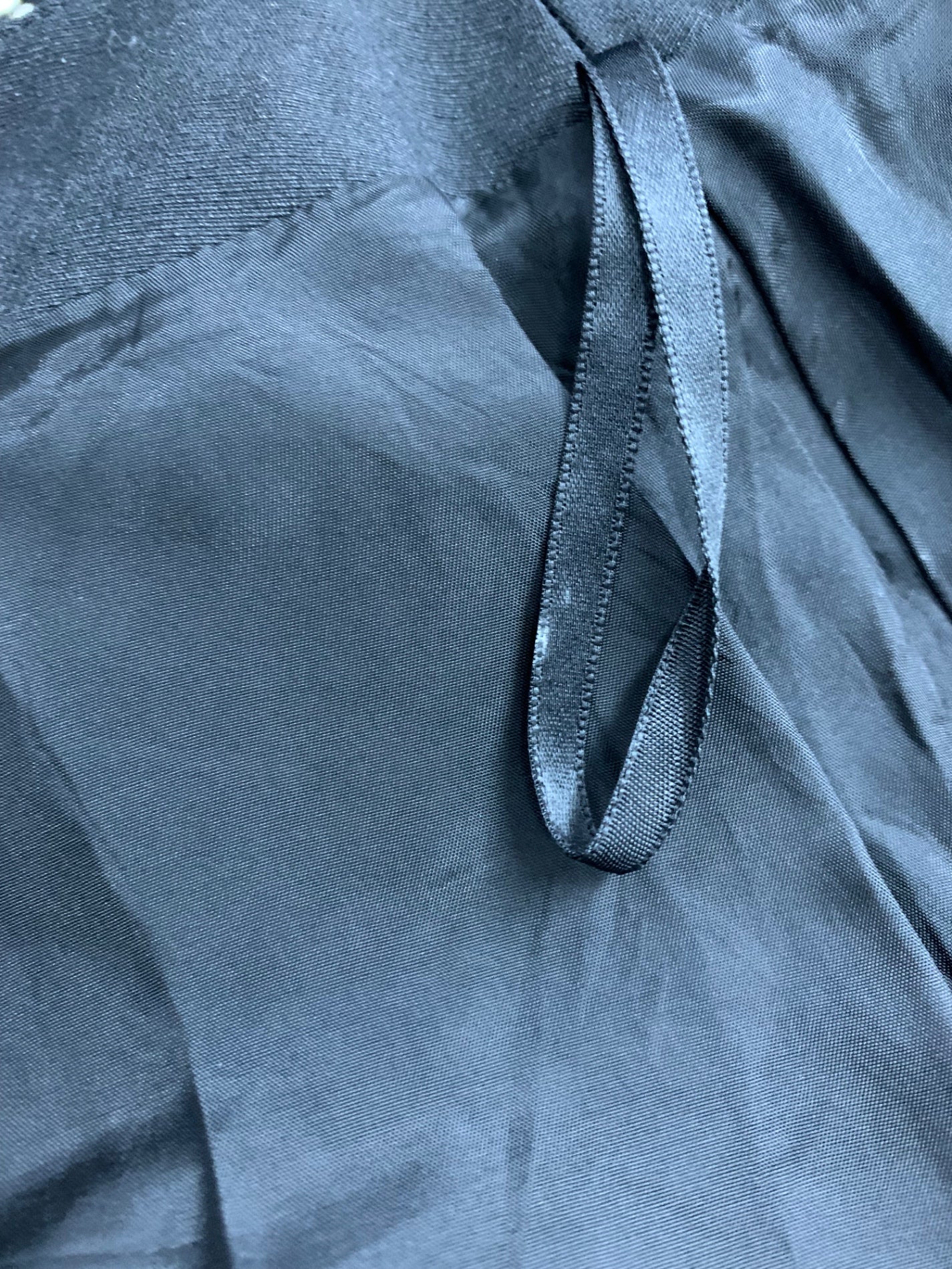 エムズグレイシー 627361 スカート 40 ブラック リボン フレア ITY8JXLFT3H4