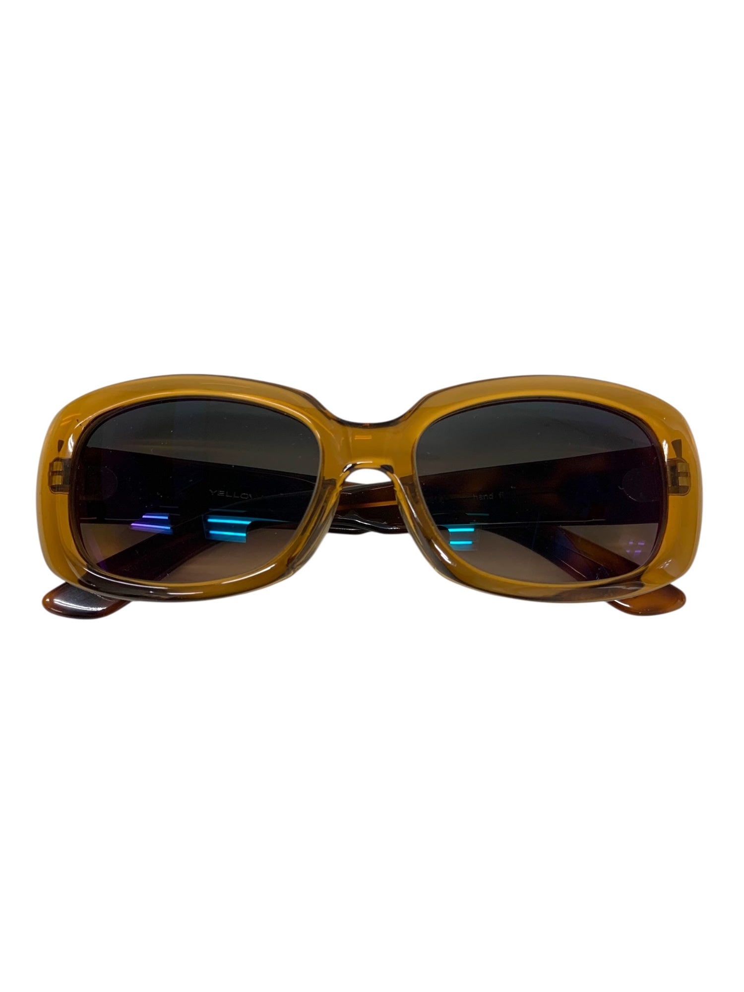 イエローズプラス YP-601-256 サングラス ブラウン スクエア